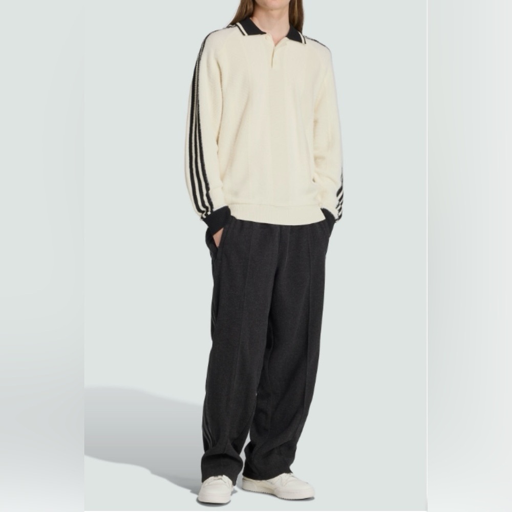 Adidas Originals Premium Knit Jersey Men’s Lifestyle Casual Top AsiaFit JX3836 - Picture 8 of 16
